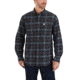 Carhartt Rggd Flx Hmilton Plaid Shirt-Mens, Dark Slate, Small, Regular, 103314-433-REG-S