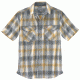 Carhartt Rugged Flex Bozeman Short Sleeve Shirt - Mens, Bluestone, 2XL-REG 103007-470-REG-2XL