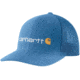 Carhartt Rugged Flex Canvas Mesh-Back Fitted Logo Graphic Cap - Mens, French Blue, Medium/Large, 104192-FHB-M/L