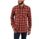 Carhartt Rugged Flex Hamilton Snap Front Plaid - Mens, Henna, Large, 103855-R00-REG-L