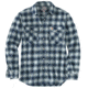 Carhartt Rugged Flex Hamilton Snap Front Plaid - Mens, Twilight, Large, 103855-973-REG-L