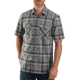 Carhartt Rugged Flex Lightweight Short-Sleeve Snap-Front Plaid Shirt - Mens, Black, Small, 104171-BLK-REG-S