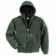 Carhartt Sandstone Flannel Lined Active Jacket - Mens-Moss-Regular-Large