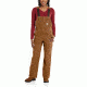 Carhartt Sandstone Unlined Bib Overall for Womens, Carhartt Brown, Large/30 102357-211-30-L