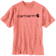 Carhartt Shortsleeve Logo T-Shirt - Mens, Coral Haze, Medium, K195-P03-REG-MED