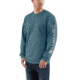 Carhartt Signature Sleeve Logo LS T-shirt Org Fit - Mens, Steel Blue, XXL-REG K231-437-REG-XXL