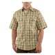 Carhartt Standish Plaid Shortsleeve Shirt - Men's-Amber Yellow-Medium