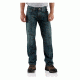 Carhartt Straight Leg Relaxed Fit Jean - Mens-Weathered Blue-Regular Inseam-36 Waist