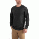 Carhartt Tilden Long Sleeve Crewneck for Mens, Black, Medium/Regular 102885-001-REG-M