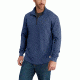 Carhartt Tilden Long Sleeve Mock Neck 1/4 Zip for Mens, Dark Cobalt Blue, 2XL/Regular 102837-988-REG-2XL