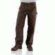 Carhartt Washed-Duck Double-Front Work Dungaree - Men's, Dark Brown, 30-28, B136-DKB-30-28