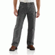 Carhartt Washed Duck Work Dungaree Flannel Lined for Mens, Gravel, 30/30 B111-GVL-30-30
