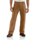 Carhartt Washed Duck Work Dungaree Flannel Lined-Mens, Carhartt Brown, 28-32, B111-BRN-32-28