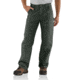 Carhartt Washed Duck Work Dungaree Utility Pant-Mens, Moss, 46-34, B11-MOS-34-46