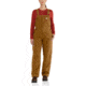 Carhartt Weathered Duck Wildwood Bib Overall for Womens, Carhartt Brown, Large/Short 102743-211-SHT-L