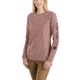 Carhartt WK231 Workwear Slv Logo Long Sleeve TShirt-Womens, Burlwood Heather, XSmall, Regular, 103401-668-REG-XS