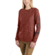 Carhartt WK231 Workwear Slv Logo Long Sleeve Tshirt - Womens, Henna Heather, Small, 103401-R01-REG-S