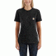 Carhartt WK87 Workwear Pocket Short Sleeve T-shirt - Womens, Black, XS-REG 103067-001-REG-XS
