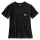 Carhartt WK87 Workwear Pocket Short Sleeve T-shirt - Womens, Black, XS-REG 103067-001-REG-XS