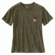 Carhartt WK87 Workwear Pocket Short Sleeve T-shirt - Womens, Army Green, XXL-REG 103067-301-REG-XXL