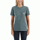 Carhartt WK87 Workwear Pocket Short Sleeve T-shirt - Womens, Sea Glass, L-REG 103067-331-REG-L
