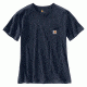 Carhartt WK87 Workwear Pocket Short Sleeve T-shirt - Womens, Navy, XXL-REG 103067-412-REG-XXL