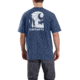 Carhartt Workwear Graphic Fish C T-shirt - Mens, Dark Cobalt Blue Heather, L-REG 103185-413-REG-L