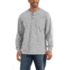 Carhartt Workwear Pocket Long Sleeve Henley for Mens, Heather Gray, Extra Large/Regular K128-HGY-REG-XLG