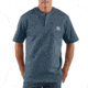 Carhartt Workwear Pocket Short Sleeve Henley for Mens, Bluestone, Small/Regular K84-BLS-REG-SML