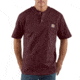 Carhartt Workwear Pocket Short Sleeve Henley for Mens, Port, Small/Regular K84-PRT-REG-SML