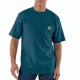 Carhartt Workwear Pocket T-Shirt - Men's, Stream Blue, Extra Large, Regular, K87-984-REG-XLG