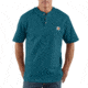 Carhartt Workwear Pocket SS Henley Midweight Jersey Org Fit-Mens, Stream Blue, 4XLarge, Tall, K84-984-TLL-4XL