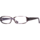Carmen Marc Valvo CM Harlowe SECM HARL00 Single Vision Prescription Eyewear - Amethyst SECM HARL005335 PU