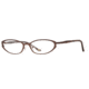 Carmen Marc Valvo CM Karina SECM KARI00 Eyeglass Frames - Sable SECM KARI005335 BN