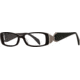 Carmen Marc Valvo CM Mikki SECM MIKK00 Progressive Prescription Eyeglasses - Caviar SECM MIKK005130 BK
