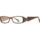 Carmen Marc Valvo CM Mikki SECM MIKK00 Progressive Prescription Eyeglasses - Mink SECM MIKK005130 BN