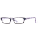 Carmen Marc Valvo CM Paulina SECM PAUN00 Progressive Prescription Eyeglasses - Azure SECM PAUN005135 BL