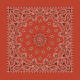 Carolina Manufacturing Bandana Paisley Terracotta B22PAI-000014