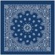 Carolina Manufacturing Bandanas Blue W/hang Tag &amp; Upc B22PAI-000002 UPC