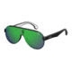 Carrera 1008/S Sunglasses CA1008S-0807-Z9-9901 - Black Frame, Green Multilayer Lenses, Lens Diameter 99mm, Distance Between Lenses 1mm