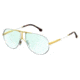 Carrera 1109 Prescription Eyeglasses CA1109-0PZ7-5914 - Matte Palladium Gold Frame, Lens Diameter 59mm, Distance Between Lenses 14mm