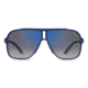Carrera 122/S Sunglasses CA122S-0VOS-DK-6111 - Blue Frame, Flash Blue Sky Lenses, Lens Diameter 61mm, Distance Between Lenses 11mm