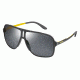 Carrera 122/S Sunglasses CA122S-0VOV-T4-6111 - Gray Frame, Black Mirror Lenses, Lens Diameter 61mm, Distance Between Lenses 11mm