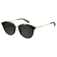 Carrera 126/S Sunglasses CA126S-06UB-NR-4922 - Shiny Black-Gold Frame, Brown Gray Lenses, Lens Diameter 49mm, Distance Between Lenses 22mm