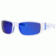Carrera 4000/S Sunglasses CA4000S-026L-Z0-6220 - White Blue Frame, Ml Blue Lenses, Lens Diameter 62mm, Distance Between Lenses 20mm
