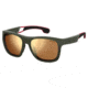 Carrera 4007/S Progressive Prescription Sunglasses CA4007S-0DLD-K1-5618 - Lens Diameter 56 mm, Frame Color Matte Green Military