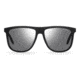 Carrera 5003/ST/S Sunglasses CA5003ST-0DL5-SS-5716 - Matte Black Frame, Silver Mirror Lenses, Distance Between Lenses 16mm