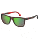 Carrera 5047/S Progressive Prescription Sunglasses CA5047S-04IN-Z9-5617 - Frame Color Matte Brown, Lens Diameter 56 mm