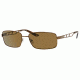 Carrera 510/S Sunglasses CA510S-6ZMP-VW-5917 - Bronze Frame, Dark Brown Polarized Lenses, Lens Diameter 59mm, Distance Between Lenses 17mm