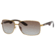 Carrera 6005/S Sunglasses CA6005S-0BWP-LA-6314 - Antique Gold Frame, Brown Polarized Lenses, Lens Diameter 63mm, Distance Between Lenses 14mm